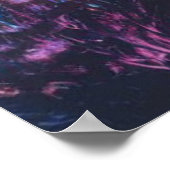 Astronaut auf dem Planeten im All Poster (Ecke)