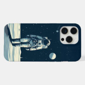 Astronaut auf dem Planeten iPhone Hülle (Rückseite (Horizontal))