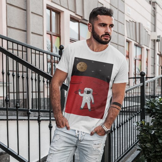 Astronaut auf dem Roten Planeten Mars Space Explor T-Shirt