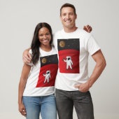 Astronaut auf dem Roten Planeten Mars Space Explor T-Shirt (Unisex)