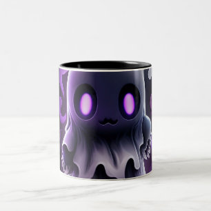 Astronaut auf einem Ringplaneten Galaxy Coffee M Zweifarbige Tasse
