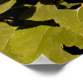 Astronaut auf einem Sonnenblumenfeld Poster (Ecke)