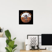 Astronaut auf Mars Poster (Heimbüro)