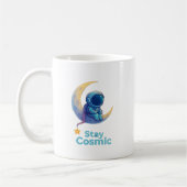 Astronaut auf Mond Tasse – Bleib Kosmisch Weltraum (Links)