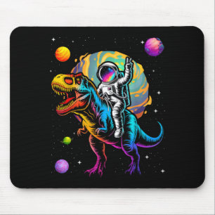 Astronaut Auf Trex Dino Frieden Weltraum Kleinkind Mousepad