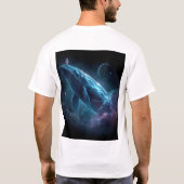 Astronaut auf Wal T-Shirt (Rückseite)