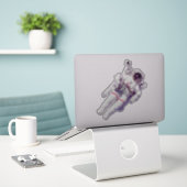 Astronaut Aufkleber (Laptop auf Schreibtisch)