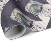 Astronaut aus dieser Welt heraus Geschenkpapier (Rolleneckpunkt)