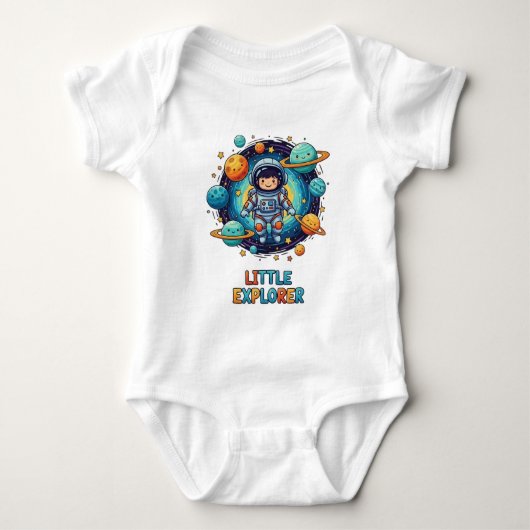 Astronaut Baby Bodysuit Baby Strampler (Vorderseite)