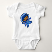 Astronaut Baby Strampler (Vorderseite)