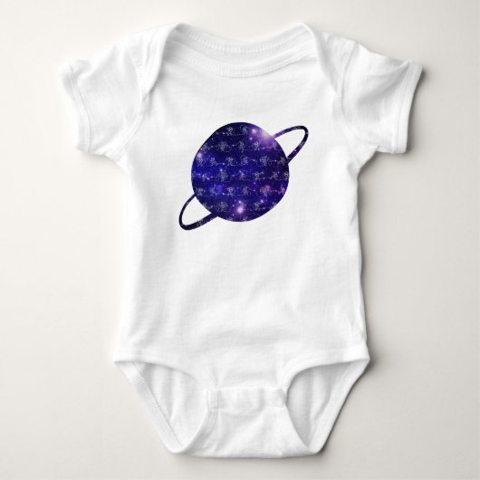 Astronaut Baby Strampler (Vorderseite)