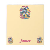 Astronaut Back-to-School "Future Genius in Orbit" Notizblock (Vorderseite)