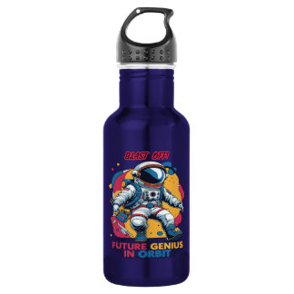 Astronaut Back-to-School "Zukunftsgenie in der Uml Edelstahlflasche