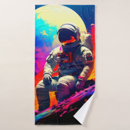 Astronaut Badehandtuch