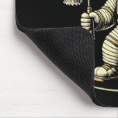 Astronaut Badminton Player Shuttle 2 Mousepad (Ecke)