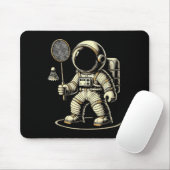Astronaut Badminton Player Shuttle 2 Mousepad (Mit Mouse)