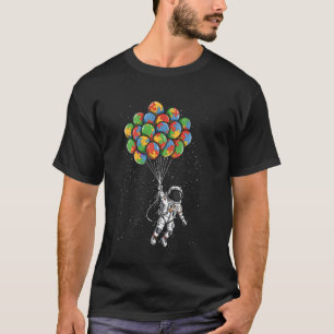 Astronaut Ballon Autismus-Bewusstsein Weltraum Aut T-Shirt