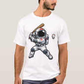 Astronaut Baseball T-Shirt (Vorderseite)