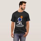 Astronaut Basketball Adventure T-Shirt (Vorne ganz)