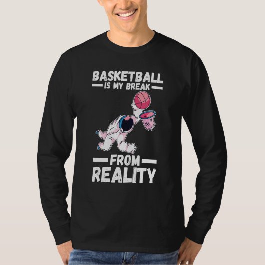 Astronaut Basketball T-Shirt (Vorderseite)