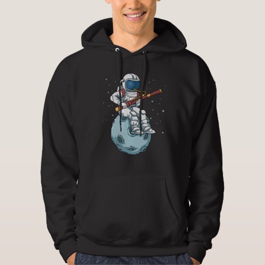Astronaut Bassoon Band Spieler Bassoonist Bassoon Hoodie (Vorderseite)