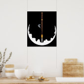 Astronaut Bassoonist Jazz Music Ohrts Bassoon Poster (Küche)