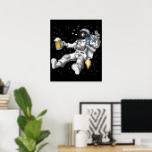 Astronaut Beer Party Poster (Heimbüro)