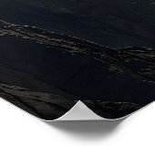 Astronaut beim Blick auf den Saturn Poster (Ecke)