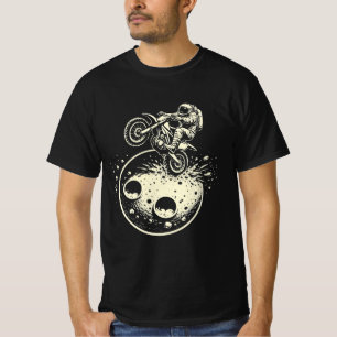Astronaut beim Wheelie auf dem Mars T-Shirt