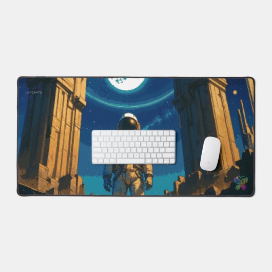 Astronaut Beneath the Celestial Gate Schreibtischunterlage (Tastatur & Maus)