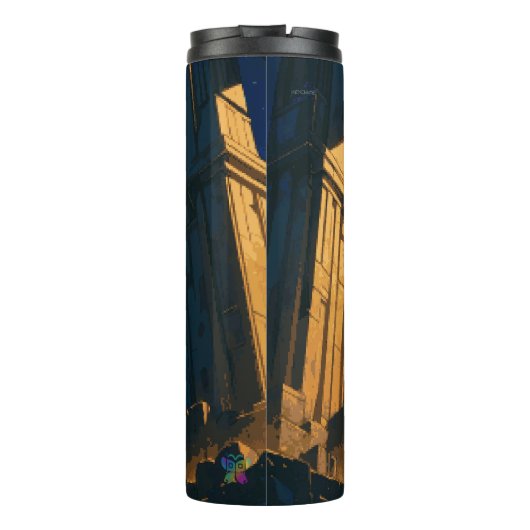 Astronaut Beneath the Celestial Gate Thermosbecher (Rückseite)