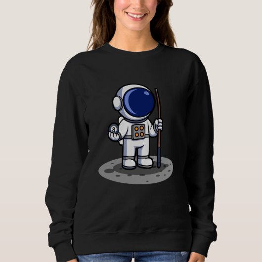 Astronaut Billiards Adventure Sweatshirt (Vorderseite)