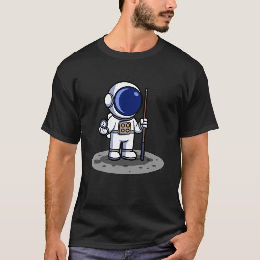 Astronaut Billiards Adventure T-Shirt (Vorderseite)