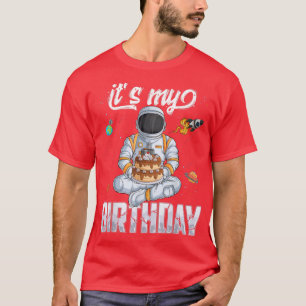 Astronaut Birthday Astronomie Boy Girl Kinder Erwa T-Shirt