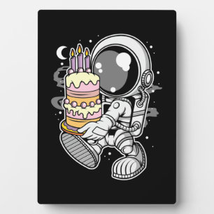 Astronaut Birthday Cake Fotoplatte