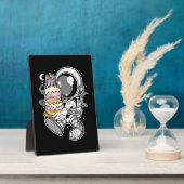 Astronaut Birthday Cake Fotoplatte (Seite)