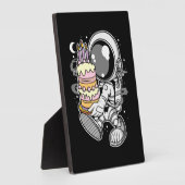 Astronaut Birthday Cake Fotoplatte (Seite)