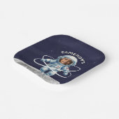 Astronaut Birthday Party 1st Trip Around the Sun Pappteller (Gewinkelt)