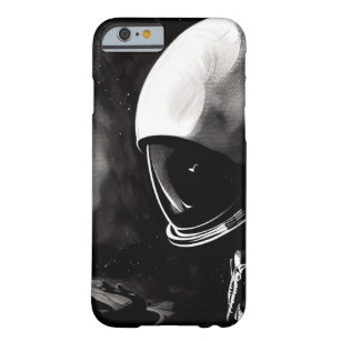 Astronaut black and white sketch  T-Shirt Magnet D Barely There iPhone 6 Hülle