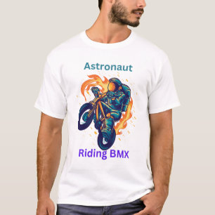 Astronaut BMX Rider T - Shirt