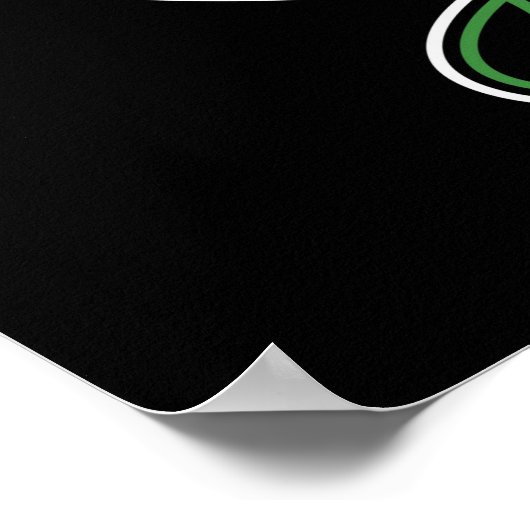 Astronaut Bong Poster (Ecke)