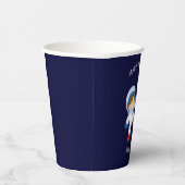 Astronaut Boy Kindergeburtstag Paper Cup Pappbecher (Rechts)