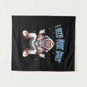 Astronaut braucht mehr Platz Wandteppich (Vorderseite (Horizontal))