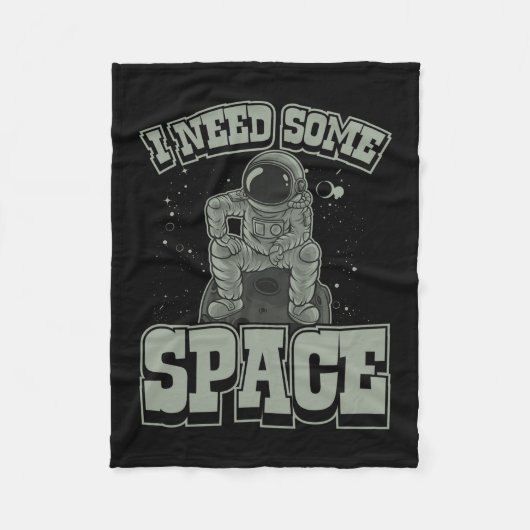 Astronaut braucht Platz Fleecedecke (Vorderseite)