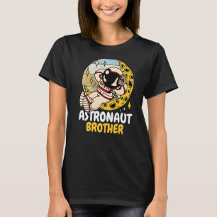 Astronaut Bruder in der Galaxie T-Shirt