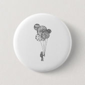Astronaut Button (Vorderseite)