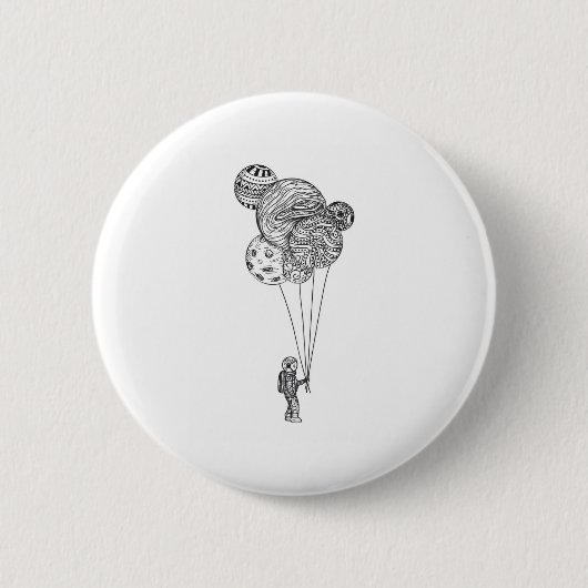 Astronaut Button (Vorderseite)