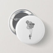 Astronaut Button (Vorne & Hinten)