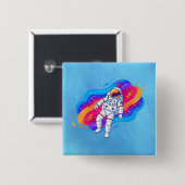 Astronaut Button (Vorne & Hinten)
