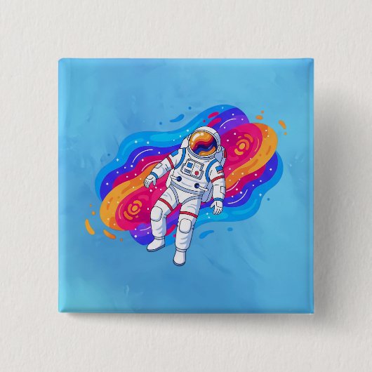 Astronaut Button (Vorderseite)